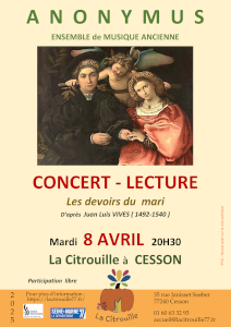 Affiche 2025 Anonymus Cesson