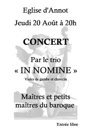 affiche concert Annot