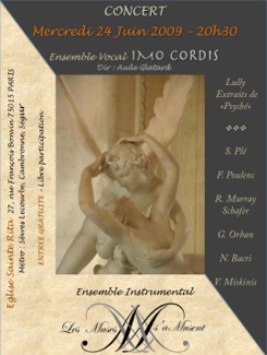 affiche concert Sainte Rita affiche concert Sainte Rita