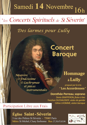 Affiche Lully Paris