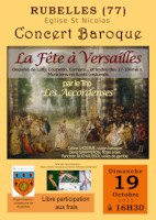Affiche Versailles Rubelles